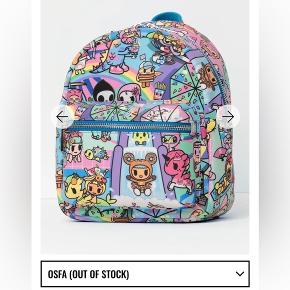 TOKIDOKI POOL PARTY BACKPACK - LIMITED - Picture 5 of 5